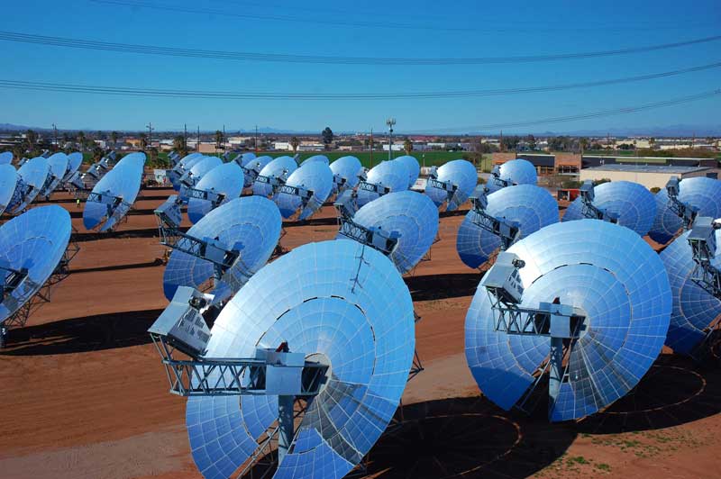 Termosolar de Discos parabólicos de Stirling